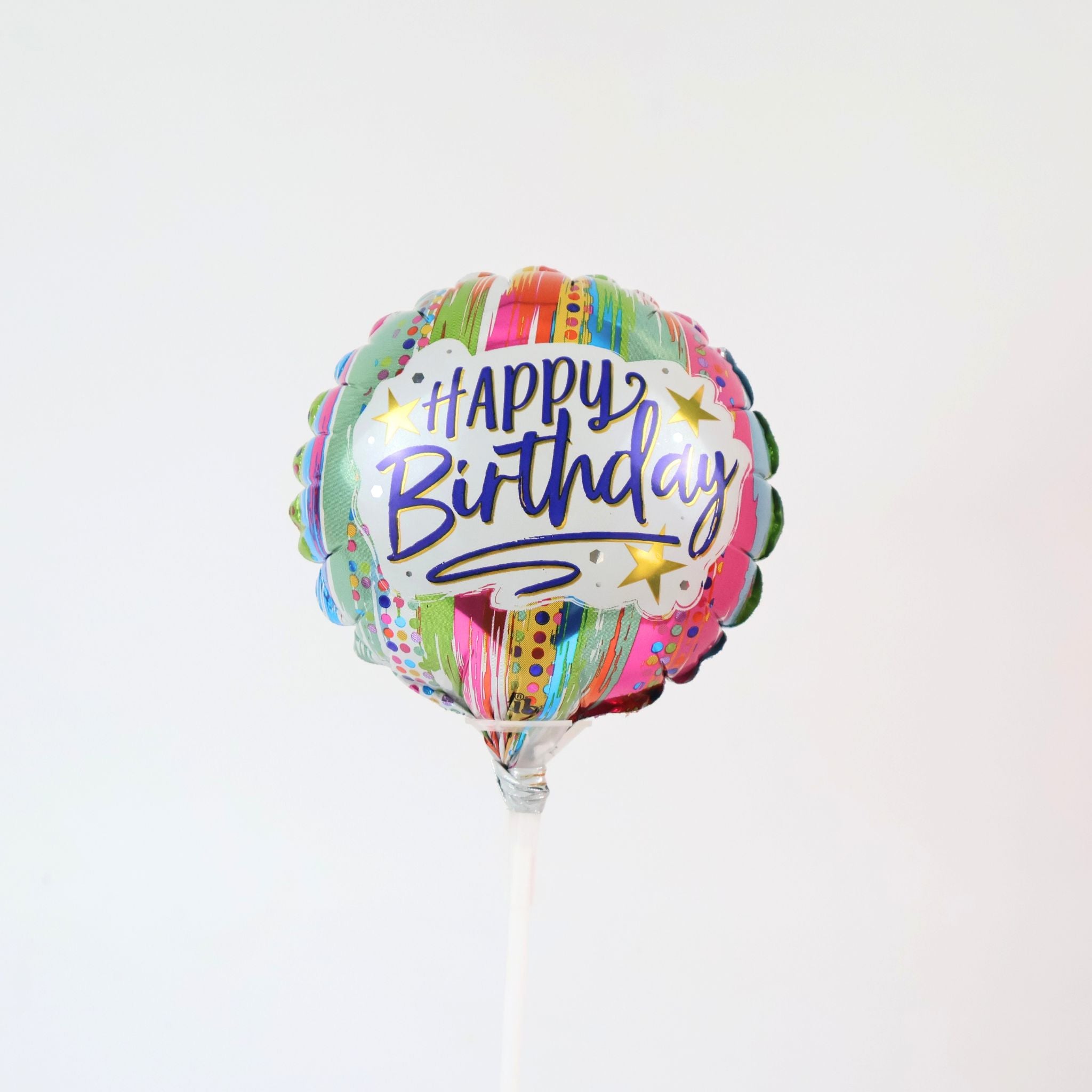 Happy Birthday - Colorful Stripes